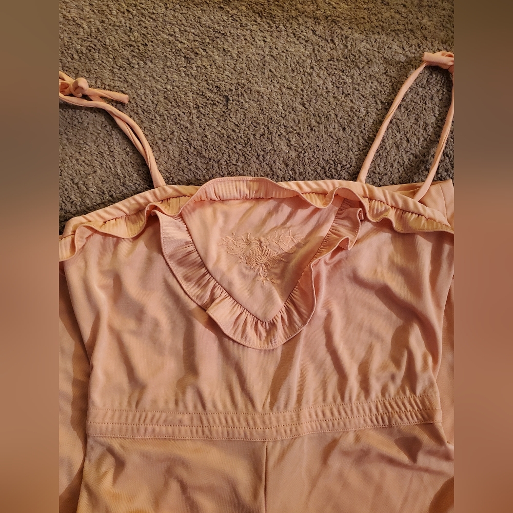 Vintage 70s Summer Jumpsuit by PBJ - Picture 7 of 9